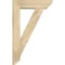 Ekena Millwork Traditional Slat Rough Sawn Bracket w/ Offset Brace, Douglas Fir, 6"W x 20"D x 32"H BKT0604X20X32TRA06RDF - alternate 2